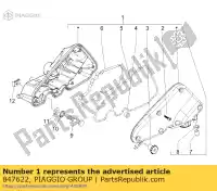 847622, Piaggio Group, Air.cl.case vespa lx 50 2006 2008 2009, New