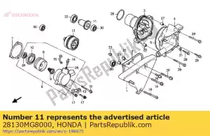 Honda 28130MG8000 albero comp., motorino di avviamento - Il fondo