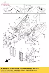 Qui puoi ordinare coperchi laterali 1 da Yamaha , con numero parte 33D217100100: