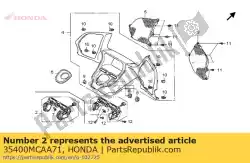 schakelaar, meter & hea van Honda, met onderdeel nummer 35400MCAA71, bestel je hier online: