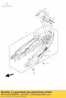 6816118H00GPB, Suzuki, emblema, assento tai suzuki gsf bandit s  sa a gsf1250nsnasa gsf1250nassa 1250 , Novo