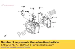 Honda 12162GFM970 clamper, respirador - Lado inferior