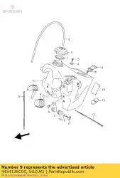 Aquí puede pedir cojín, tanque de Suzuki , con el número de pieza 4454126C00: