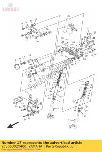 yamaha 93306302X400 consequência - Lado inferior