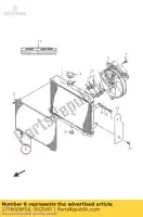 1776009F00, Suzuki, copertina comp., radi suzuki lt a 450 500 700 750 2002 2003 2004 2005 2006 2007 2008 2009 2010 2011 2012 2014 2015 2016, Nuovo