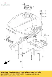 Here you can order the tank assy, fuel from Suzuki, with part number 4410038G10YHH: