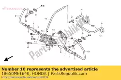 Ici, vous pouvez commander le tuyau de comp., l. Air auprès de Honda , avec le numéro de pièce 18650MET640: