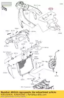 490160604, Kawasaki, dekselafdichting, motor rr zx636edf kawasaki  zx 600 636 2013 2014 2015 2016 2017 2018 2019 2021, Nieuw