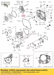 kawasaki 140320004 cover-clutch klx250s9f - Il fondo