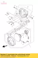 3D9H43030000, Yamaha, conjunto da unidade do farol yamaha ybr yb ybred ybspd 125, Novo