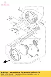 Ici, vous pouvez commander le phare unité assy auprès de Yamaha , avec le numéro de pièce 3D9H43030000: