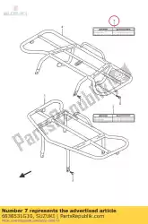 Aquí puede pedir etiqueta, portador w de Suzuki , con el número de pieza 6838531G10: