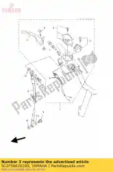 Tutaj możesz zamówić wspornik, pompa g?ówna od Yamaha , z numerem części 5C2F58670100: