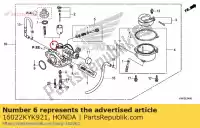 16022KYK921, Honda, momenteel geen beschrijving beschikbaar honda  crf 110 2014 2018, Nieuw