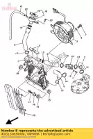 4GG124830000, Yamaha, tubo 3 yamaha ty tyz 250, Nuovo