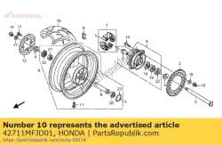 geen beschrijving beschikbaar op dit moment van Honda, met onderdeel nummer 42711MFJD01, bestel je hier online: