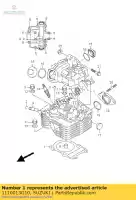 1110013G10, Suzuki, cabeza culata, cilindro suzuki rv vanvan  gz marauder rv125 gz125 125 , Nuevo