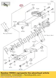 Here you can order the shroud slider set z1000 zr1000 from Kawasaki, with part number 999940400: