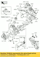 510010771, Kawasaki, tank-comp-brandstof kawasaki klx  c l d klx110 110 , Nieuw