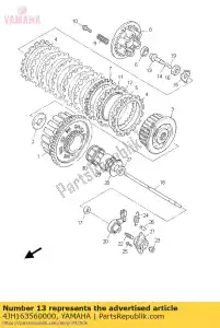 yamaha 4JH163560000 asta, spingere 1 - Il fondo