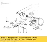 299970, Piaggio Group, Tubo di mandata dell'olio gilera runner 125 180 1998, Nuovo