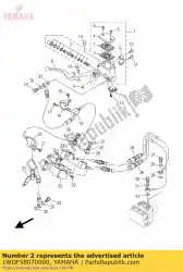 Ici, vous pouvez commander le kit cylindre, mât auprès de Yamaha , avec le numéro de pièce 1WDF58070000: