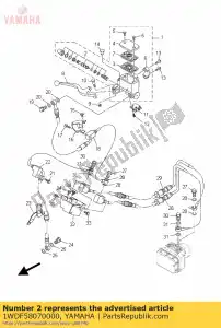 yamaha 1WDF58070000 cilinder kit, mast - Onderkant