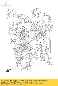 yamaha 2CMF837700P1 korpus, os?ona 2 - Dół