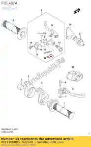 suzuki 0611106003 ball - Bottom side