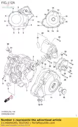 Here you can order the cover, clutch from Suzuki, with part number 1134006G40: