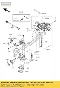 kawasaki 490560011 pipe-injection vn900b6f - Bottom side