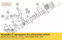 Aqui você pode pedir o suporte lateral cpl. Em KTM , com o número da peça 6030302310033: