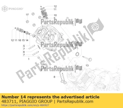 Aprilia 483711, Puchar, OEM: Aprilia 483711