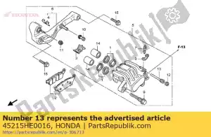 honda 45215HE0016 épingle, cintre - La partie au fond