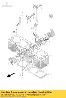 1132842F01, Suzuki, manguera, cabezal de aceite c suzuki gsx  gsx1400 gsx1400z 1400 , Nuevo