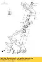 5131129G00, Suzuki, cabeça, direção suzuki gsx r 600 750 2004 2005, Novo