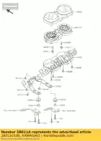 280110188, Kawasaki, medidor, velocidade e taco, mph / kp kawasaki w cafe style  a special edition final ej800 w800 800 , Novo