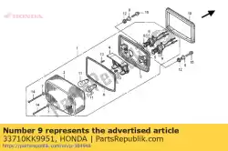 Ici, vous pouvez commander le pas de description disponible pour le moment auprès de Honda , avec le numéro de pièce 33710KK9951: