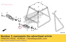 Aquí puede pedir pasador, articulación escalonada de Honda , con el número de pieza 50603KL4000: