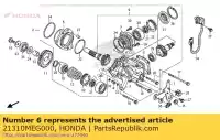 21310MEG000, Honda, podk?adka, pó?o? ko?cowa (0.35) honda nsa nt vt 700 750 2004 2005 2006 2007 2008 2009 2010 2011 2012 2013, Nowy