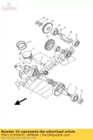 55K115300000, Yamaha, Bilanciamento peso gear comp. yamaha dt tzr tdr dte dtr dtre dtx 125, Nuovo