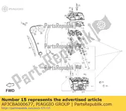 Here you can order the exhaust camshaft from Piaggio Group, with part number AP3CBA000677: