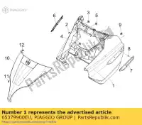 65379900EU, Piaggio Group, Scudo anteriore piaggio x 125 250 300 2008 2009, Nuovo