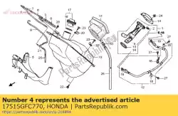 Qui puoi ordinare nessuna descrizione disponibile al momento da Honda , con numero parte 17515GFC770: