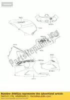 560521178, Kawasaki, marca, funda de asiento, ninja kawasaki ZX ninja r 1200 12, Nuevo