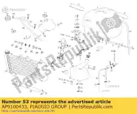 AP9100433, Piaggio Group, parafuso c / flange m6x50     , Novo