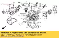 16211HR0F00, Honda, no description available at the moment honda trx 500 2012, New