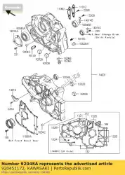 Here you can order the bearing-ball from Kawasaki, with part number 920451172: