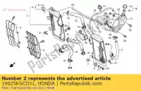 19025KSCD31, Honda, radiador assy. honda crf  r x l m crf250x 250 , Novo