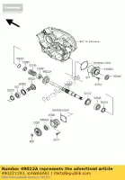 490221193, Kawasaki, biselado, drivne, 20 t kawasaki kvf650 prairie 4x4 kfx700 ksv700a6f ksv700b6f ksv700a7f ksv700b7f 650 700 , Nuevo